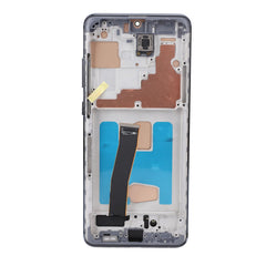 LCD for S 20 Ultra Replacement, 6.90inch Display for SM-G988B, SM-G988U, SM-G988N, SM-G988W, Digitizer Assembly Replacement with Frame and Technical Repair Tool Kit (Silver)