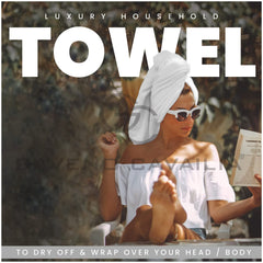 GC GAVENO CAVAILIA Large Towels Bath Sheet - Highly Absorbent Egyptian Cotton Towel Set - 4 Pack Extra Soft Large Bath Towel White - Quick Dry Bath Sheets - 450 GSM Washable Towels, 75X135 Cm