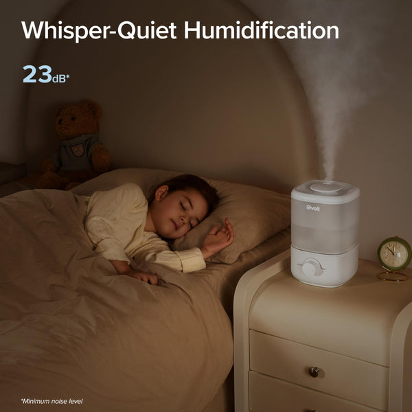 Levoit Humidifier for Bedroom, 23dB Ultra Quiet, Top Fill