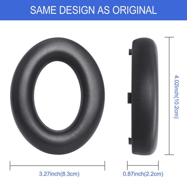 Replacement Ear Pads for Bose NC700 Noise Cancelling Headphones, Upgrade Protein Leather Earpad Cushions for Bose 700 Over-Ear Headset (Black)