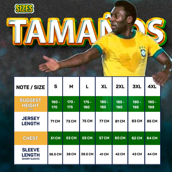 Brazil/Brasil 1970 Retro Soccer Jersey for Men – Vintage Yellow Football Shirt – Pelé Tribute – Classic Fan Apparel (US, Alpha, Small, Regular, Regular, Verde Amarela)