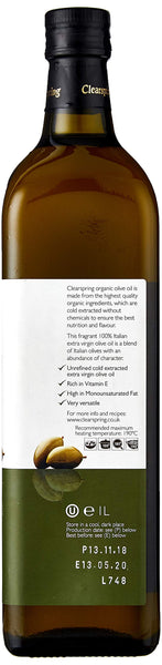 Clearspring Extra Virgin Italian Olive Oil, 1L