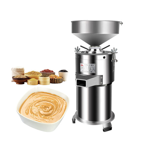 Maryaz 1100W Upgraded Commercial Peanut Butter Maker Machine, Electric Sesame Maker, Electric Nut Butter Mill Grinding Grinder Machine Sesame Paste Peanut Butter Milling Making 2850r/min
