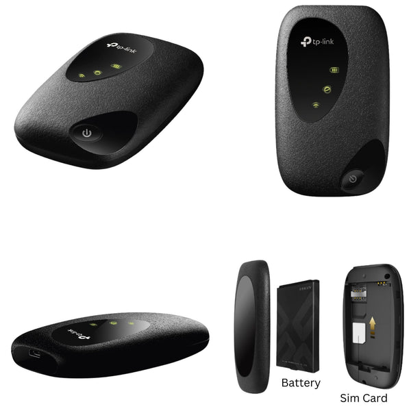 TP-Link 4G Cat4 LTE Travel Mobile Mi-Fi Hotspot, Connection with Up to 10 Devices, Compatible with Most of the Network, Rechargeable/Up to 8 hours life Battery, Easy Management with tpMiFi App(M7200)