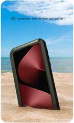 For Huawei Pura 80 Metal Case, LOVE MEI Outdoor Armor Tank Shockproof Dust/Dirt/Snow Proof Hybrid Heavy Duty Aluminum Metal Case (White, Huawei Pura 80 Ultra)