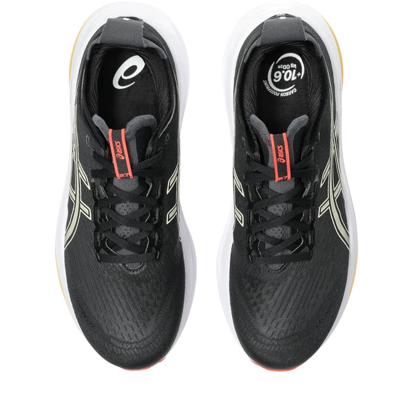 Asics Men's Gel-Nimbus 27 Running Shoe, Black/Khaki, 11 UK
