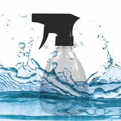 Empty Spray Bottle Plastic Bottles Essential Oil Gardening Trigger Sprayer Reusable Fine Mist Travel Party Barbershop Plant Mist Kitchen Bathroom Organic Cleaning Hair Salon 400ml (2PC)