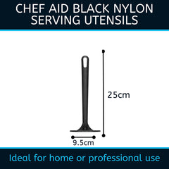 Chef Aid Nylon Masher, BPA Free Kitchen Utensil and Ideal for use with Non-Stick Cookware, Comes in Black Colour and Part of a Full selections of Kitchen Utensils
