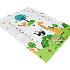 1Above Foldable Baby Playmat 180x130cm | Waterproof | Reversible Large Playmat | Thick Padded XPE Baby Crawl Mat | Ideal for Bedroom, Nursery & Playroom