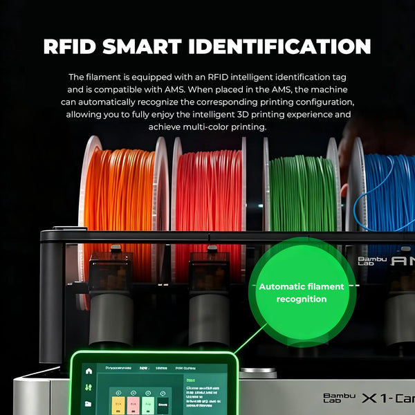 Bamboo Lab PLA Silk Dual Color 3D Printer Filament 1.75mm for Bambu Lab X1/X1C/P1P/P1S/AMS, Silk Shiny Dual Color PLA 1KG Easy Printing & Eco Friendly with RFI (Not Recommend for A1 Series)