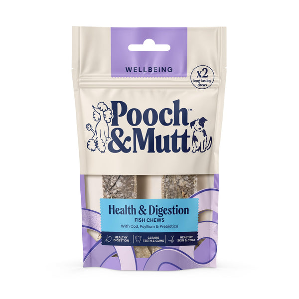 Pooch & Mutt - Digestive Support Chew, Long Lasting Chews, 90g (2 chews)