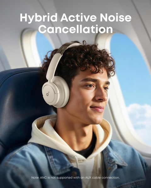 soundcore Anker Q30, Hybrid Active Noise Cancelling Over-Ear Headphones