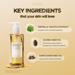 Madagascar Centella Light Cleansing Oil by Skin1004 for Women - 6.76 oz Cleanser
