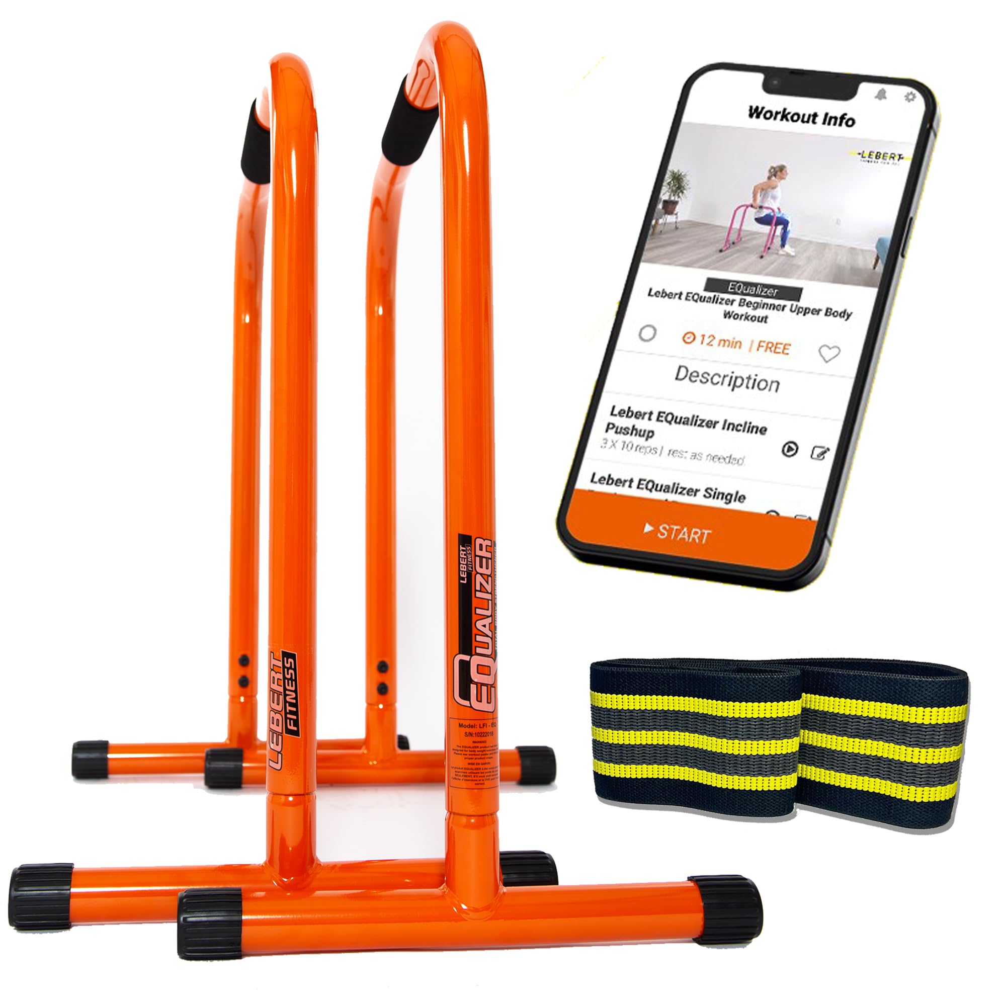 Lebert Fitness Parallettes Mat Zwart - Calisthenics Apparatuur ✓ Dip Station ✓ Push Up Stand Bar ✓ Lichaamsgewicht Apparatuur ✓ Dip Bars ✓ Voor Intensief Gebruik Lebert Fitness Parallettes Mat Zwart - Calisthenics Apparatuur ✓ Dip Station ✓ Push Up Stand Bar ✓ Lichaamsgewicht Apparatuur ✓ Dip Bars ✓ Voor Intensief Gebruik