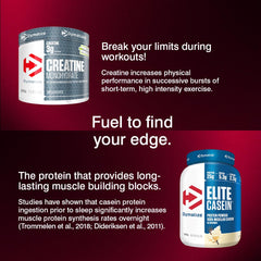 Dymatize Elite 100% Whey Gourmet Vanilla 2170g - High Protein Low Sugar Powder + Whey Protein and BCAAs