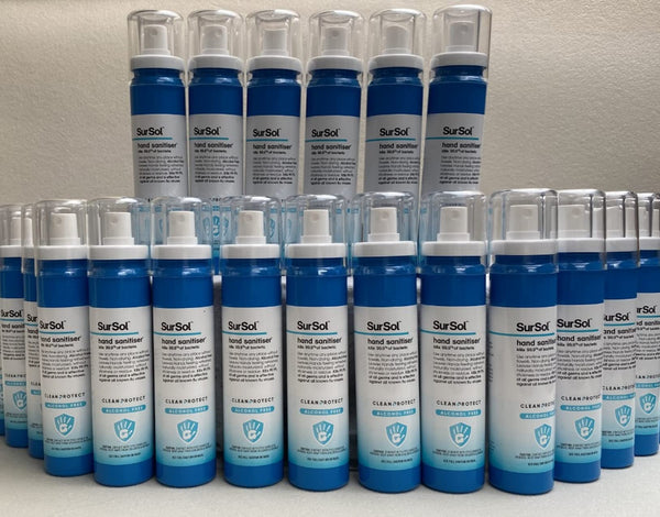 SurSol Alcohol-Free Hand Sanitiser Spray CLEAN+PROTECT it Kills 99.99% Bacteria Germs,100ml