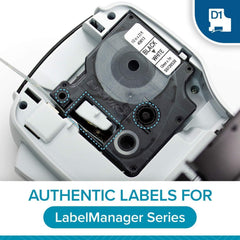 Dymo LabelManager 160 Label Maker | Handheld Label Printer with QWERTY Keyboard | Includes Black & White D1 Label Tape (12mm) | For Home & Office
