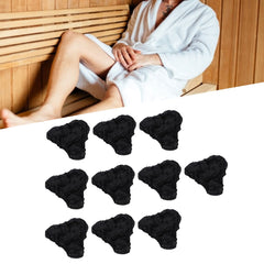 Jonlaki Men's Disposable Underwear - 10pcs Incontinence Briefs for Travel, Spa, Sauna & Salon - Soft, Breathable Black