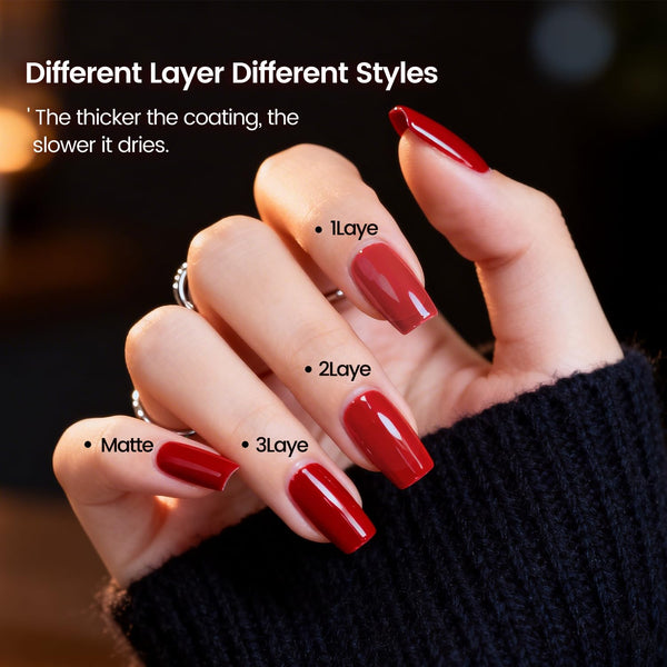 JODSONE Nail Polish Set & Nail Varnish Sets, 10 Colours with Base Coat & Top Coat, Quick Dry Solid & Glitter Nail Polish Kit for Home Salon DIY Manicure Nail Art, Gifts for Women & Girls