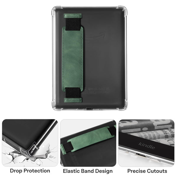 iDLEHANDS Clear Case for 6" Kindle 2024 and 2022 (11 Generation) - Ultra-Slim Soft TPU Transparent Cover, Lightweight & Durable Protection