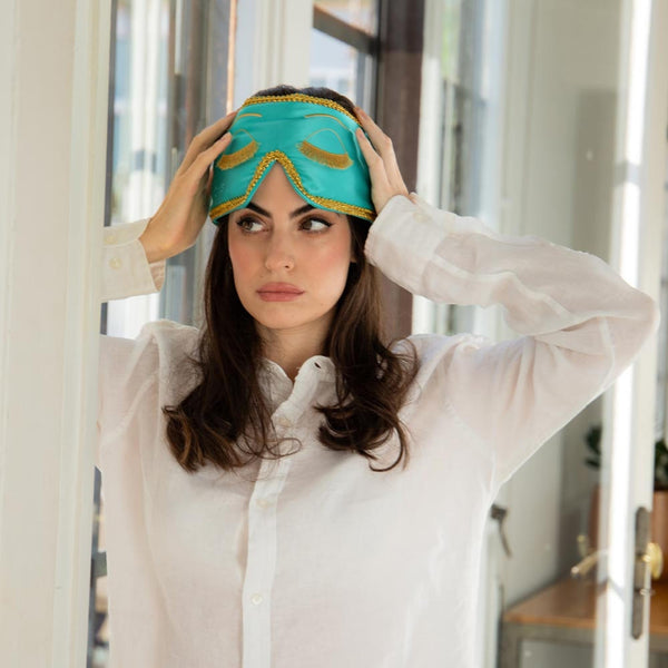 Drowsy Breakfast at Drowsy™ Sleep Mask – 100% Pure Mulberry Silk, Total Blackout, Ultra-Soft & Skin Hydrating for Beauty Sleep & Relaxation