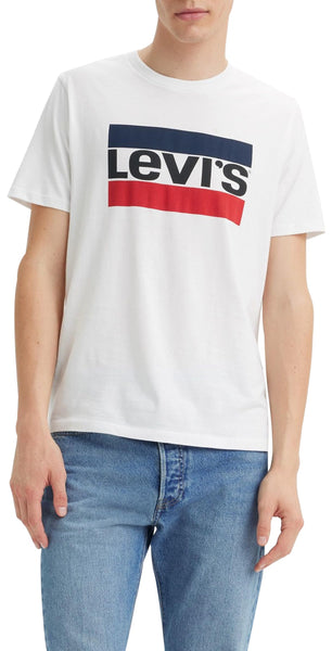 Levi's Men's Sportswear Logo Graphic T-Shirt, White, XL