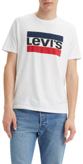 Levi's Men's Sportswear Logo Graphic T-Shirt, White, XL