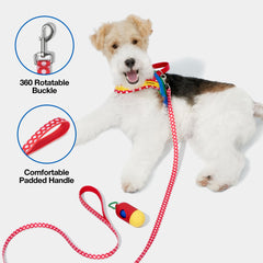 VETRESKA Dog Harness and Leash Set, Easy Walk Dog Harness for Small Medium Dogs, No Pull Puppy Harness for Walking and Training, Adjustable, Take Control & Anti-Twist Pet Lead Combo (Red, XS)