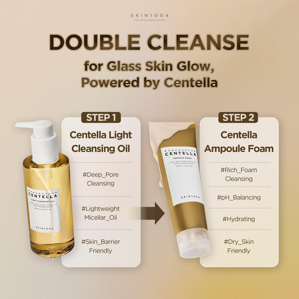 Madagascar Centella Light Cleansing Oil by Skin1004 for Women - 6.76 oz Cleanser