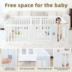 Gupamiga Playpen Baby Playpen Baby Safety Activity Centre for Indoor or Outdoor Use 150 x 180 cm