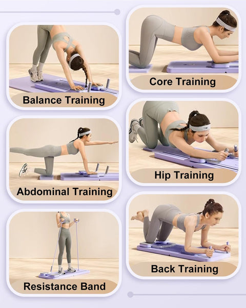 Board Per Pilates Pieghevole - Attrezzo Per Addominali Con Rimbalzo Automatico - Foto 7