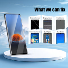 DTD Display for Samsung Galaxy S21 Ultra LCD Screen Replacement Touchscreen Assembly with Tools (Black with Frame, Without Fingerprint Recognition)