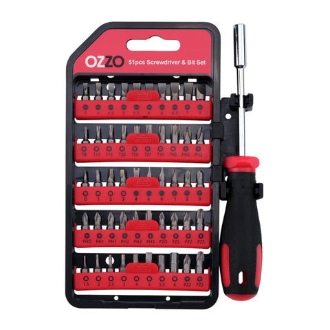 51-Piece Screwdriver & Bit Set – Complete Tool Kit for Precision and Versatility