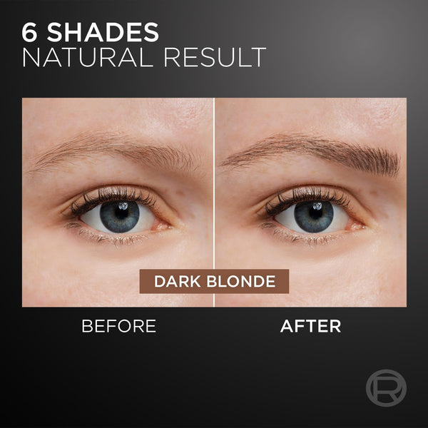 L'Oréal Paris Infallible Faux Brow, Double Brush Tip Brow Tint Pen, Natural Finish, Waterproof, Transfer and Smudge-Resistant, Shaping Brows for up to 48 hours, Shade: Dark Blonde