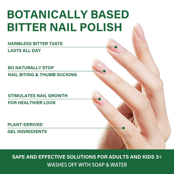 Econail Stop Nail biting Kids Pen (Ultra Bitter), Nail Biting treatment for kids, thumb sucking deterrent, Anti finger sucking 7ml,Natural Nail Care Pen