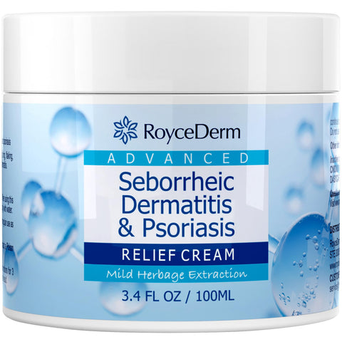 Seborrheic Dermatitis Cream, Psoriasis Cream, Scalp Relief for Psoriasis, Folliculitis, Dry Scalp, Dandruff, Seborrheic Dermatitis, Anti-Itch Cream, Provides Soothing Relief