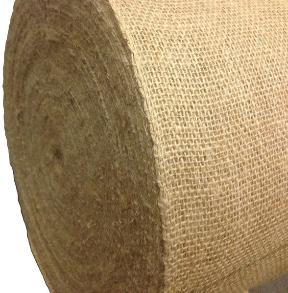 Sedona Designz 18" Wide Burlap Roll – 100% Natural Jute Fabric – 9 oz Upholstery-Grade – Biodegradable, Durable & Easy to Cut – Ideal for Crafts, Table Runners, Décor & Gardening (5 Yards)