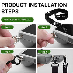Erioscar Lanyard Neck Strap Compatible with DJI RC/RC PRO/RC 2, Universal Buckle Strap for Mini 4 Pro/Mini 3 Pro/Mavic 3 Pro/Air 2S/Air 3 Screen Remote Controller Drone Accessories