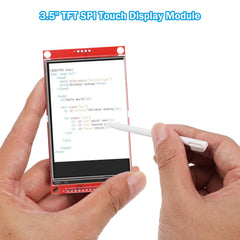 3.5 inch LCD TFT touch display with ili9488 chip Binghe 3.5 inch 3.3V 5V LCD display touch module with touch pen 320 x 480 resolution driver ILI9488 4-wire SPI compatible with Arduino