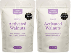 Everyday Superfood Organic Activated Walnuts 190g, Unsalted, Raw Sprouted Walnut Pieces, Vegan & Kosher (Pack of 2)