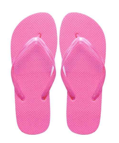 SUGAR ISLAND® Unisex Ladies Girls Mens Summer Beach FLIP Flop Pool SHOES-PINK-5/6