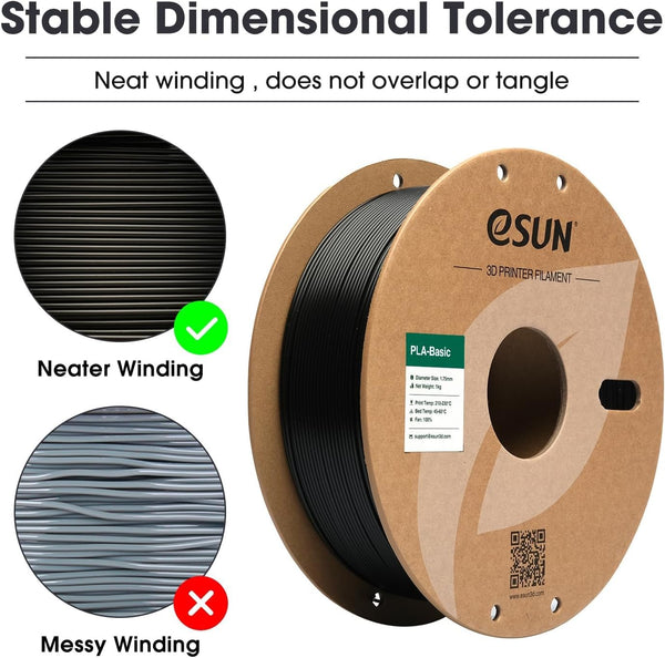 eSUN PLA Filament 1.75mm,10KG PLA Basic 3D Printing Filament,1KG per Spool