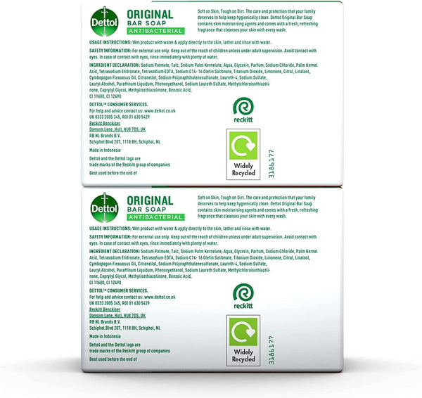 buut b Anti-Bacterial Original Soap 12 PCS PACK, big Family Pack,