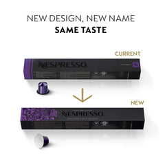 Nespresso Original Coffee Pods, 50 Mixed Pack - 10 Arpeggio, 10 Ristretto, 10 Capriccio, 10 Roma, 10 Livanto Capsules for Nespresso Machines. Make Espressos, Cappuccino and Macchiato. Recyclable Pods
