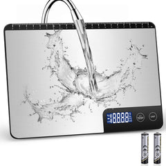 Large Digital Kitchen Scales 15kg, Precision Food Weighing Scale with 1g Accuracy, Optimized Auto Shutdown (3, 10 & 60 Mins), LCD Display, Grams & Oz, Ideal for Home Use, Cooking & Baking