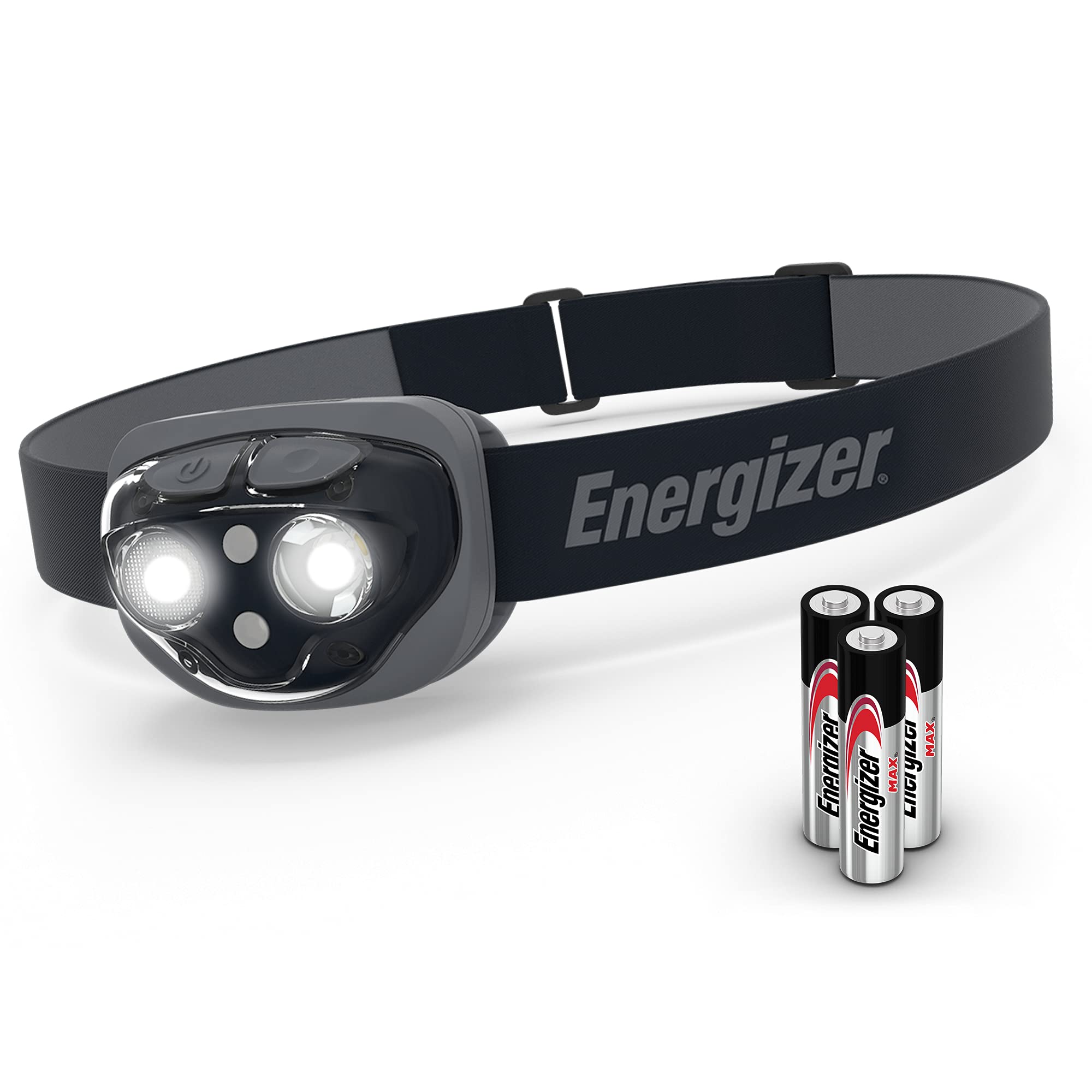 Energizer LED Head Torch, Powerful Bright Headlamp, Water Re