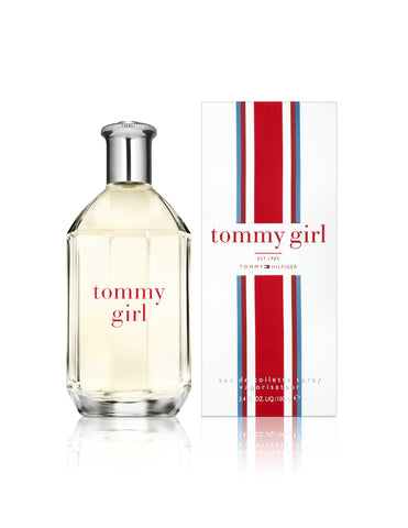 Tommy Hilfiger – Tommy Girl Eau de Toilette 100 ml – Perfume for Women – Very Fresh Floral Fragrance with Fruity Notes – Transparent Glass Bottle