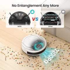 Lefant M210 Robot Vacuum Cleaner, 2200Pa Strong Suction, 7.8cm Thin 28cm DIA, Automatic Self-Charging Small Robotic Vacuum, Wi-Fi/App/Alexa Control, Ideal for Pet Hair Hard Floor and Carpet