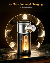 Electric Wine & Whiskey Decanter, Rechargeable Liquor Dispenser with 1-999ml Precise Dosing, 1-Second Aeration, Drink Tracking Promote Healthy Living, 30 Day Battery Life, Perfect for Parties & Gifts
