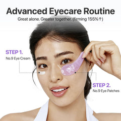 numbuzin No.9 Under Eye Patches with NAD+ & Collagen | Cooling Eye Patches for Dark Circles & Puffiness | Firming Hydrogel Eye Masks with Caffeine & Niacinamide | 5 Pairs (10 Patches)